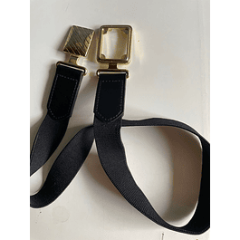 Cinturón Elástico Broche Dorado (S-M)