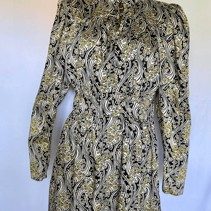 Vestido Diseño 70's Estampado TOPSHOP (M) NUEVO ETIQUETAS 1