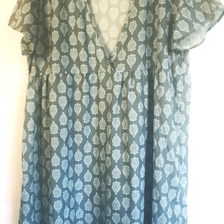 Vestido Satinado Tunic Dress Maxi (XXL) NUEVO  5