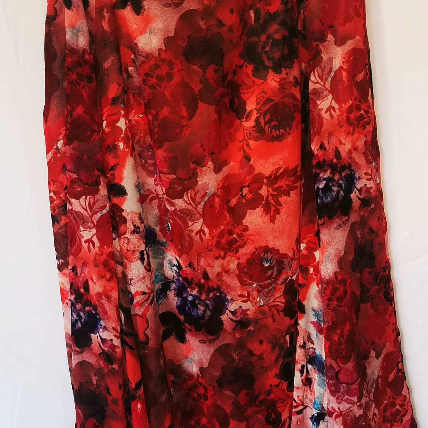 Falda Maxi Chiffón Flores TOPSHOP (M) NUEVO 5