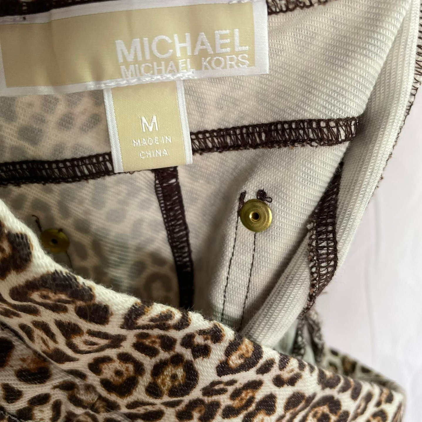 Leggings Animal Print MICHAEL KORS (M) nuevo 3