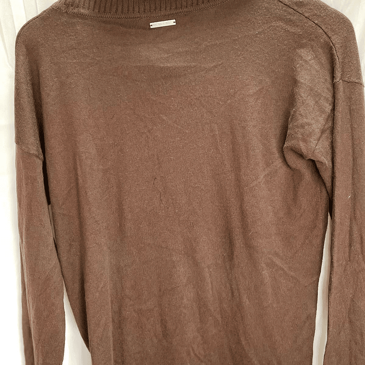 Suéter Cowl Neck Flecos MICHAEL KORS (M) NUEVO ETIQUETAS 7