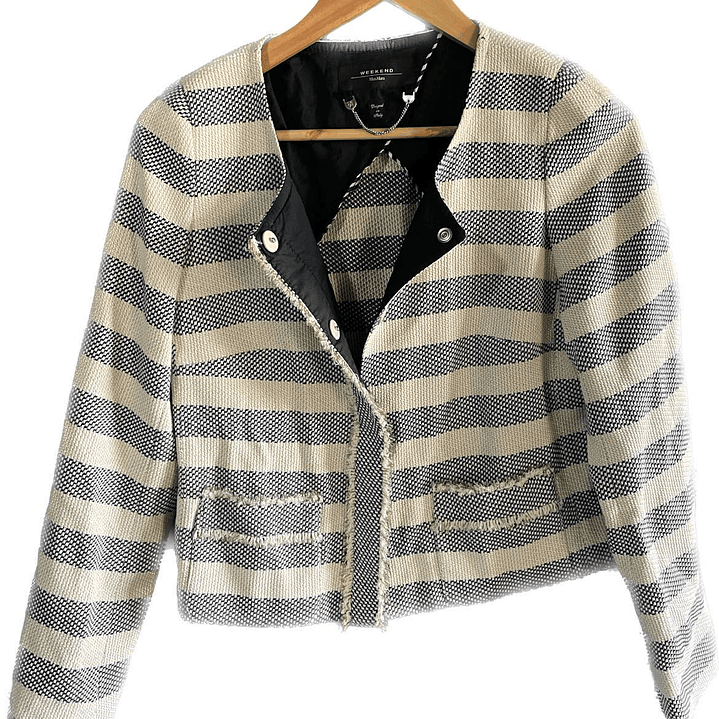 Blazer Rayas WEEKEND MAX MARA (M) NUEVO 4