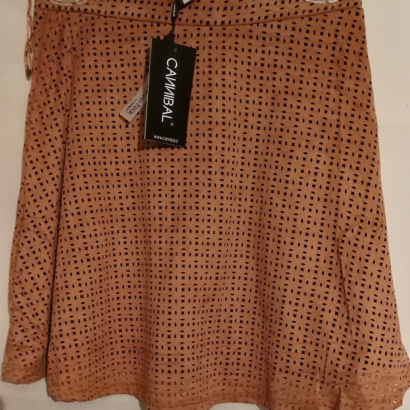 Falda Skater Ethnic Gamuzada CANNIBAL (S) NUEVO ETIQUETAS 1