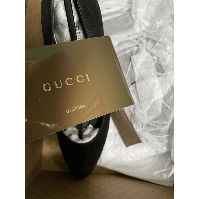 Zapatos Pump Taco Bamboo GUCCI (37) COMO NUEVO