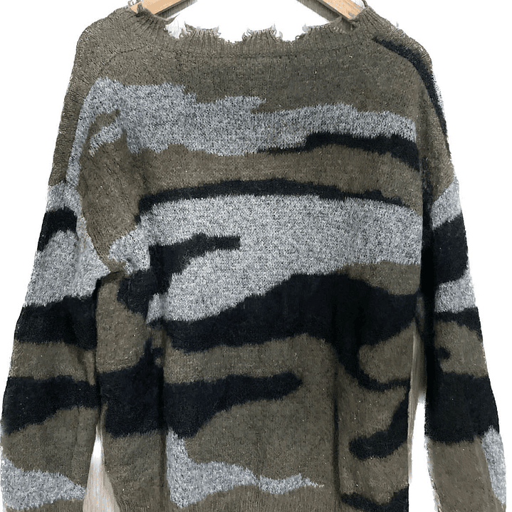 Suéter Combat Lana Angora Estilo Free People CY (L)COMO NUEVO 3