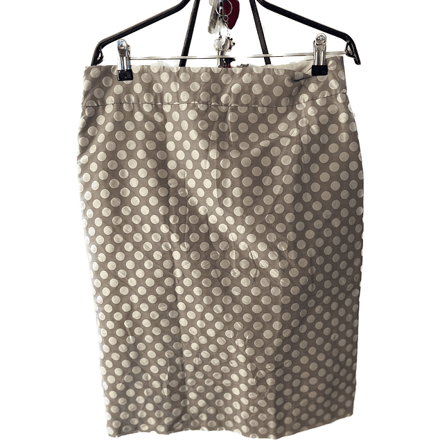 Falda Dots 65% Seda J. CREW (M) NUEVO ETIQUETAS