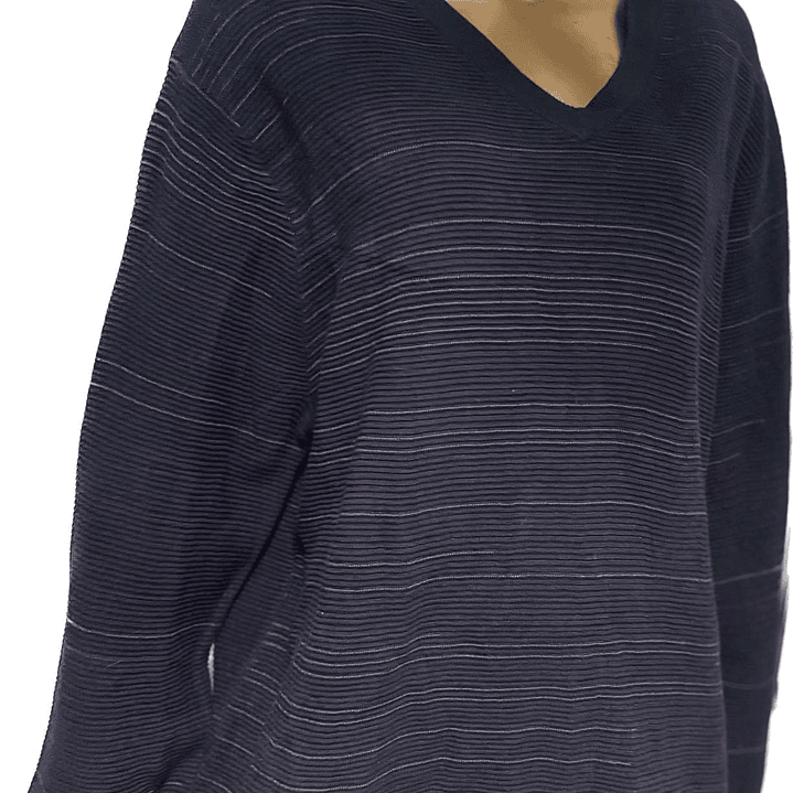 Suéter Pinstripe PERRY ELLIS (XL) NUEVO ETIQUETAS 4