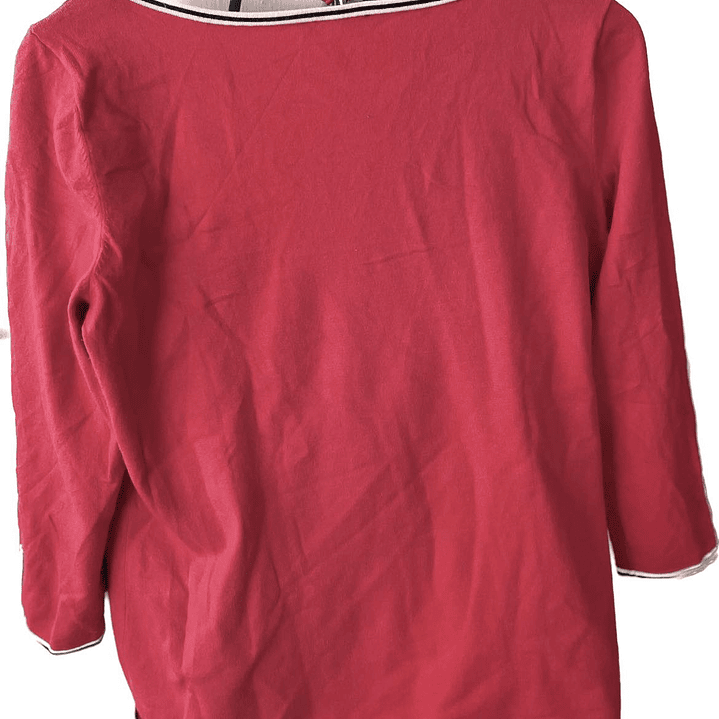 Polera Tejida Perlas TALBOTS (L) 4