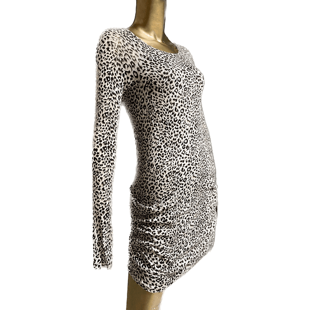 Vestido Stretch Animal Print BCBG MAX AZRIA (S)