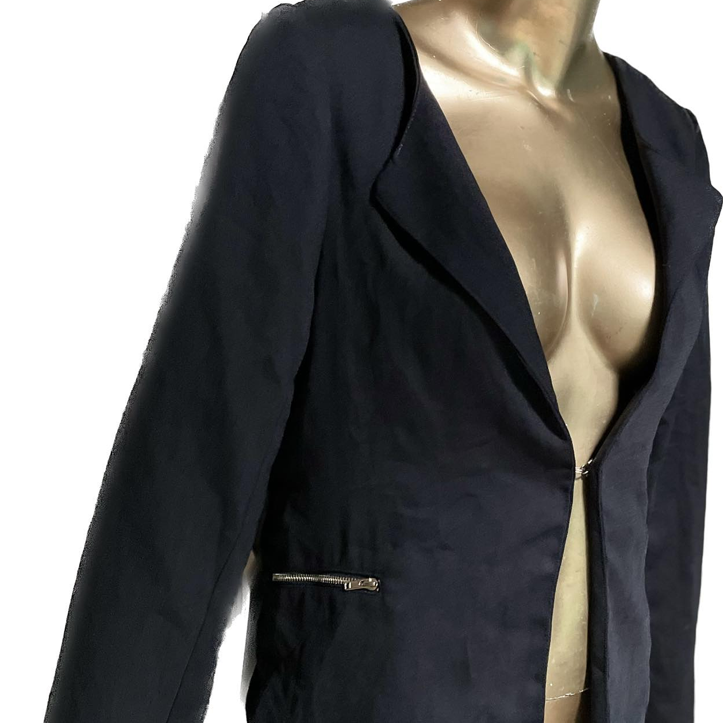 Exclusivo Blazer Sexy Cadenas Espalda TOPCHIC (S-M) COMO NUEVO 1