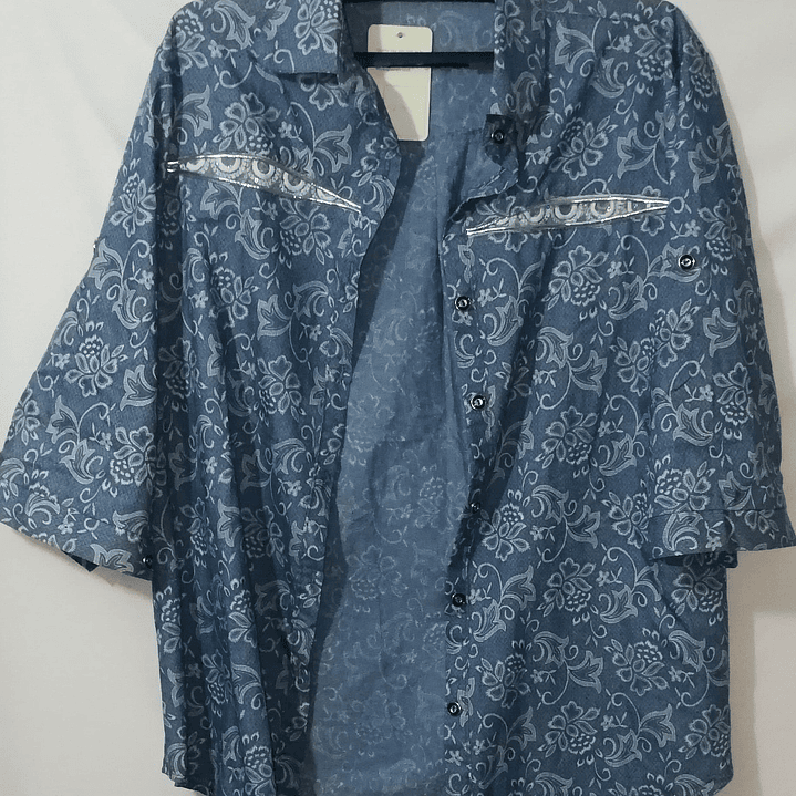 Blusa Algodón Paisley (M) NUEVO ETIQUETAS 5