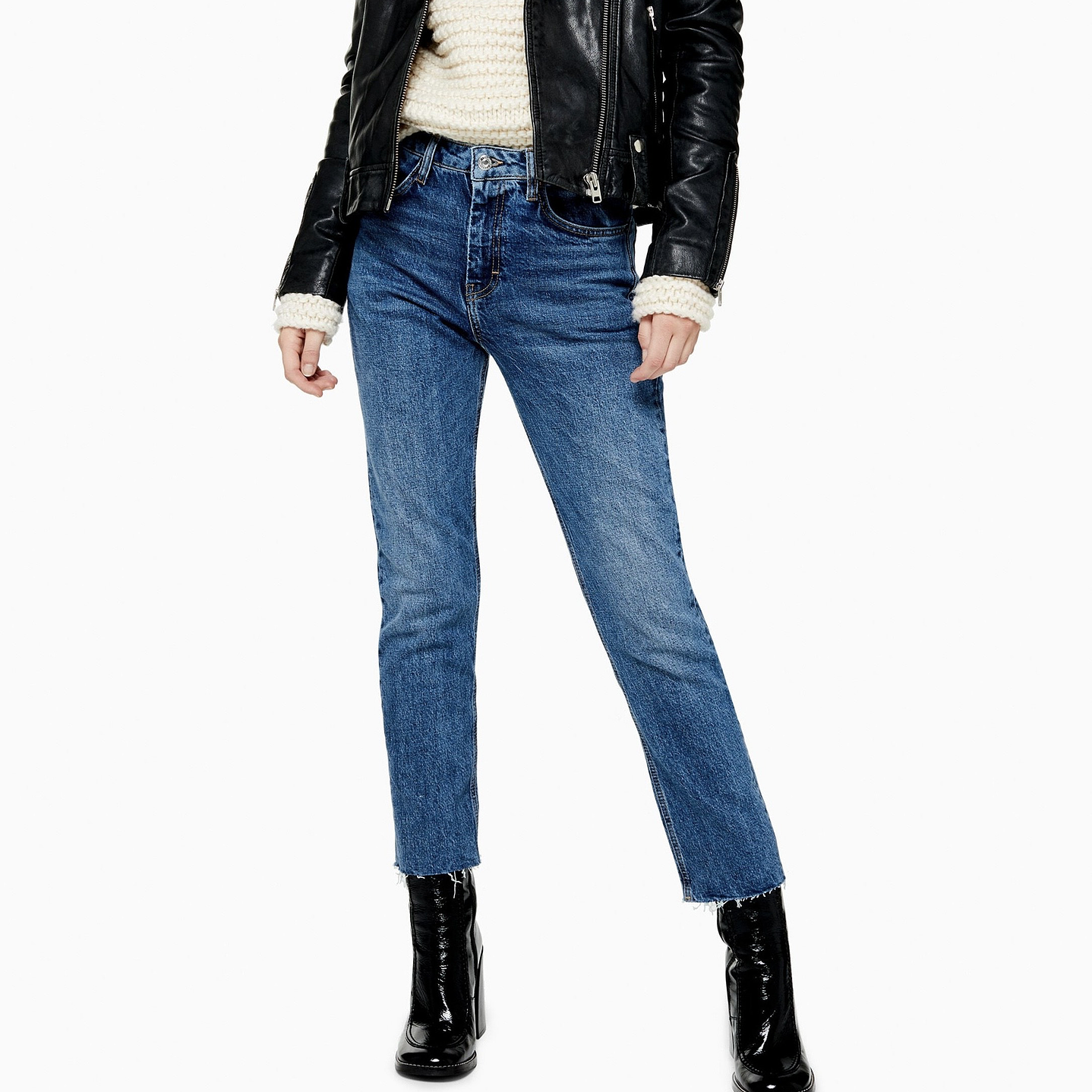 Topshop Jeans Modelo Straight/ Modelo Recto Talla 36 / Largo Regular 1