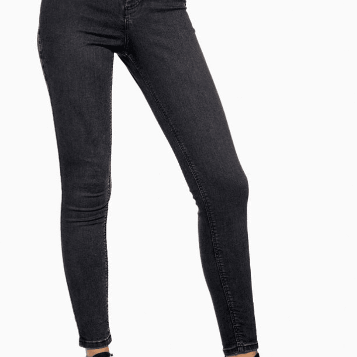 Topshop Jeans Modelo JONI Talla 36 W26 L33 Azul Marino/ Black Wash/ Negro Lavado Nuevo sin Etiquetas 1