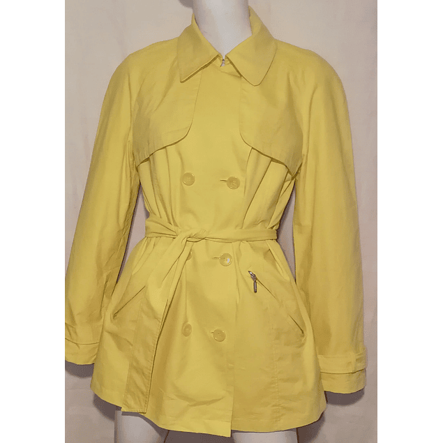 Abrigo Trench Marca Lujo DAMO ORANGE LABEL ITALY (M) NUEVO