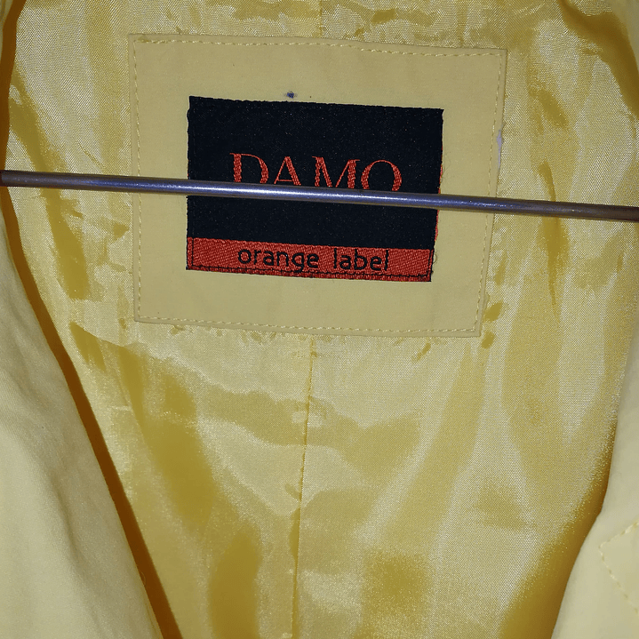 Abrigo Trench Marca Lujo DAMO ORANGE LABEL ITALY (M) NUEVO 2