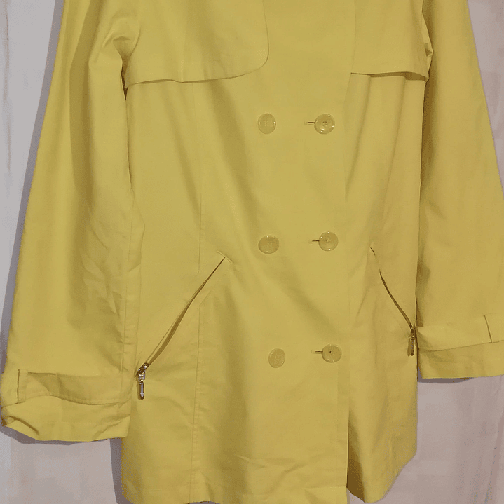 Abrigo Trench Marca Lujo DAMO ORANGE LABEL ITALY (M) NUEVO 5