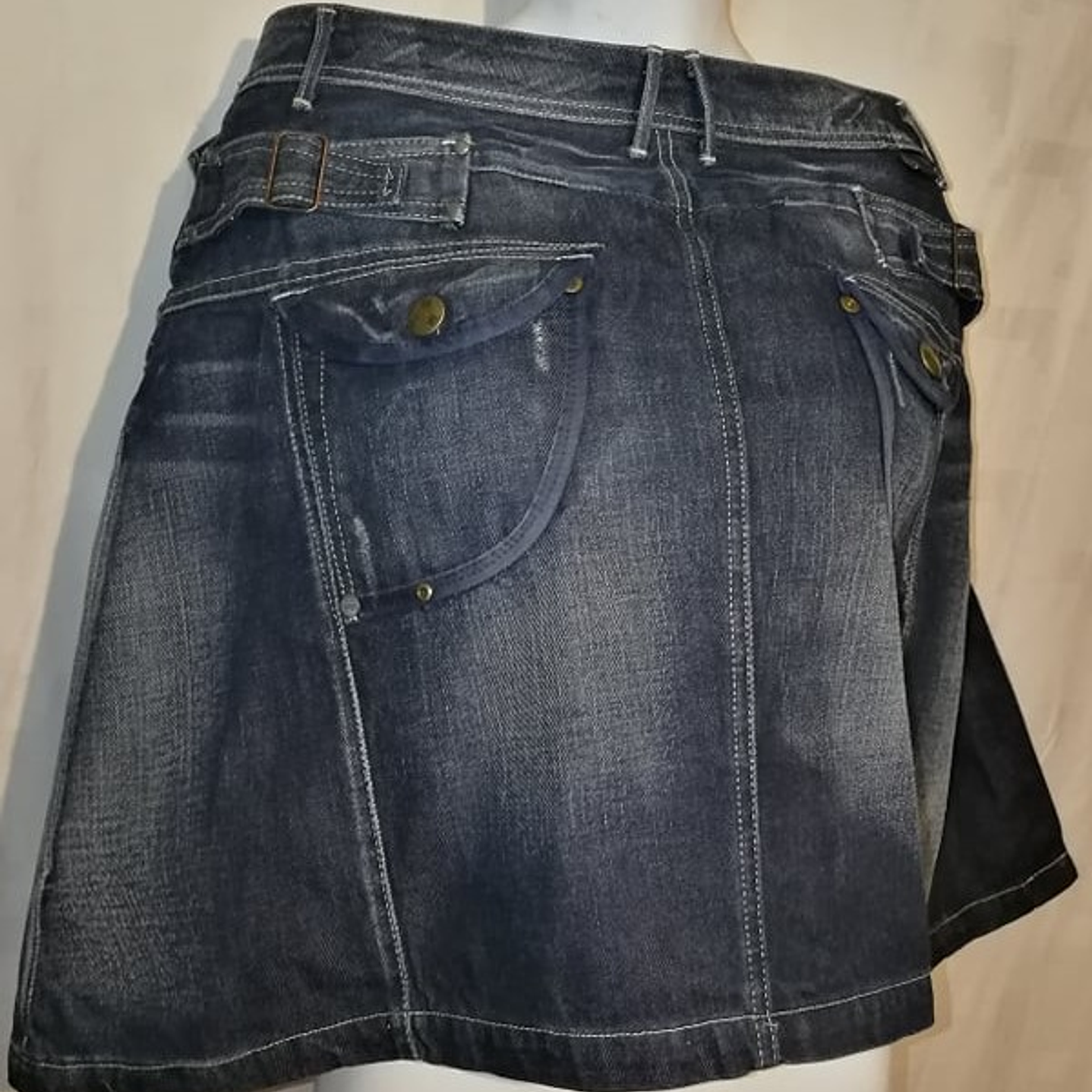 Falda Denim Botones  G-STAR RAW ITALY (S) COMO NUEVO 5