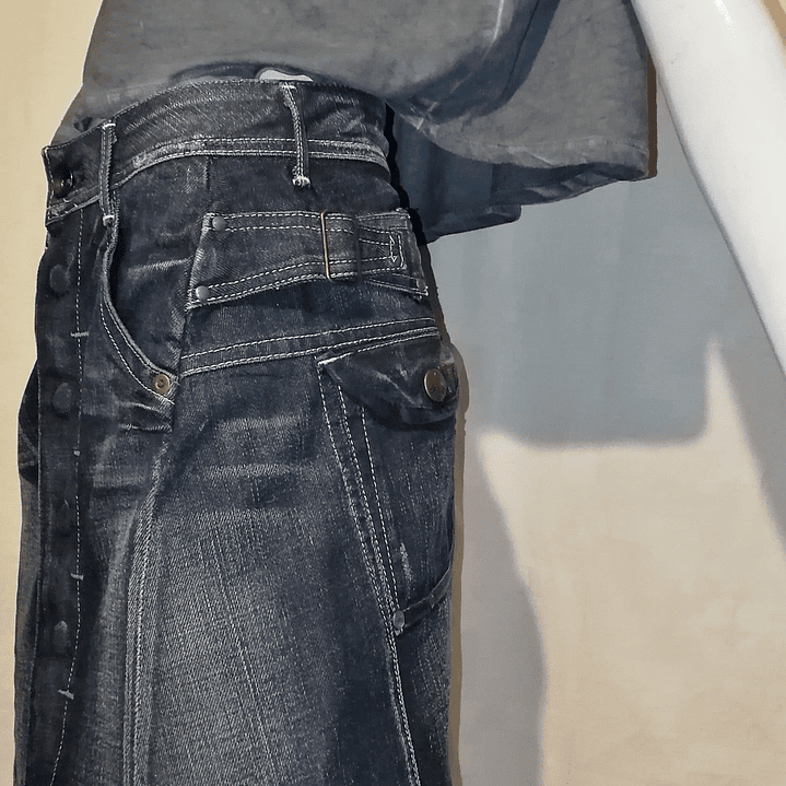 Falda Denim Botones  G-STAR RAW ITALY (S) COMO NUEVO 11