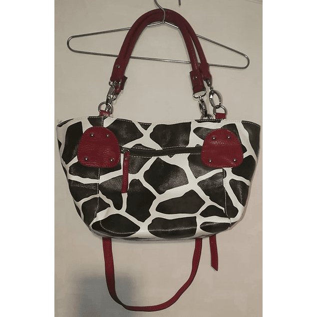 Cartera Tote Bucket PU Animal Print EXPRESS NUEVO