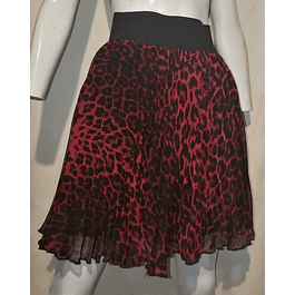 Falda Plisada Animal Print KOREAN FASHION (S)