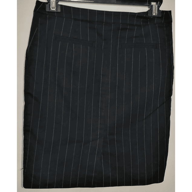 Falda Formal Pinstripe Dark Navy H&M (XS)