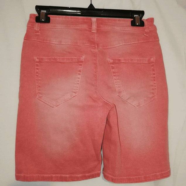 Shorts Denim Biker Stretch Botones MADE IN ITALY (XS) NUEVO