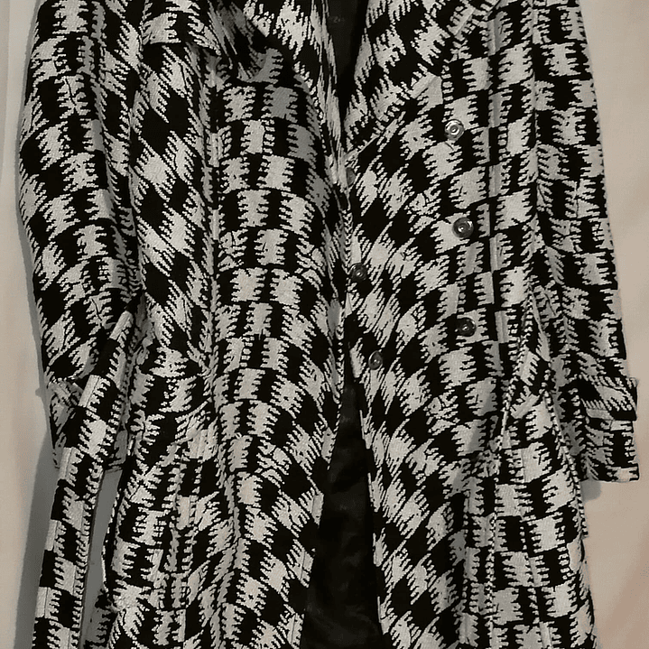 Abrigo Grueso Trench Lanilla Dogtooth DESIGUAL (S-M) 2