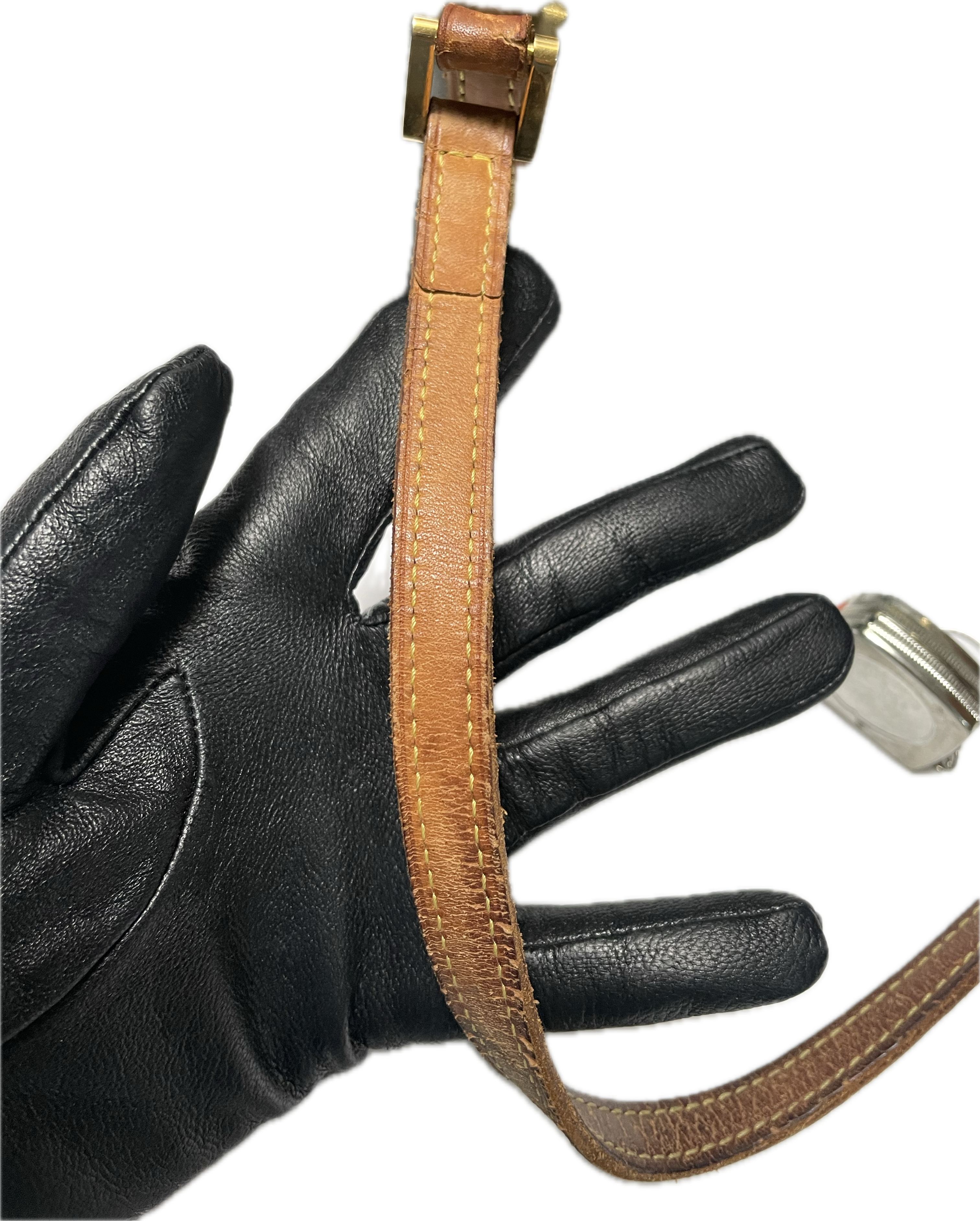 Ivory Vernis Leather Bedford Shoulder Bag LV  3