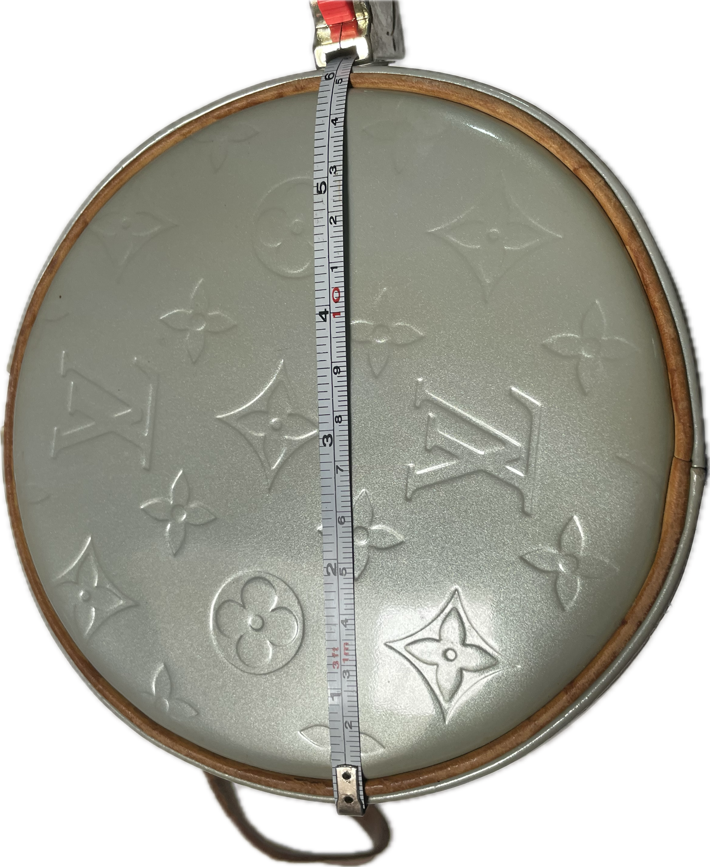 Ivory Vernis Leather Bedford Shoulder Bag LV  6