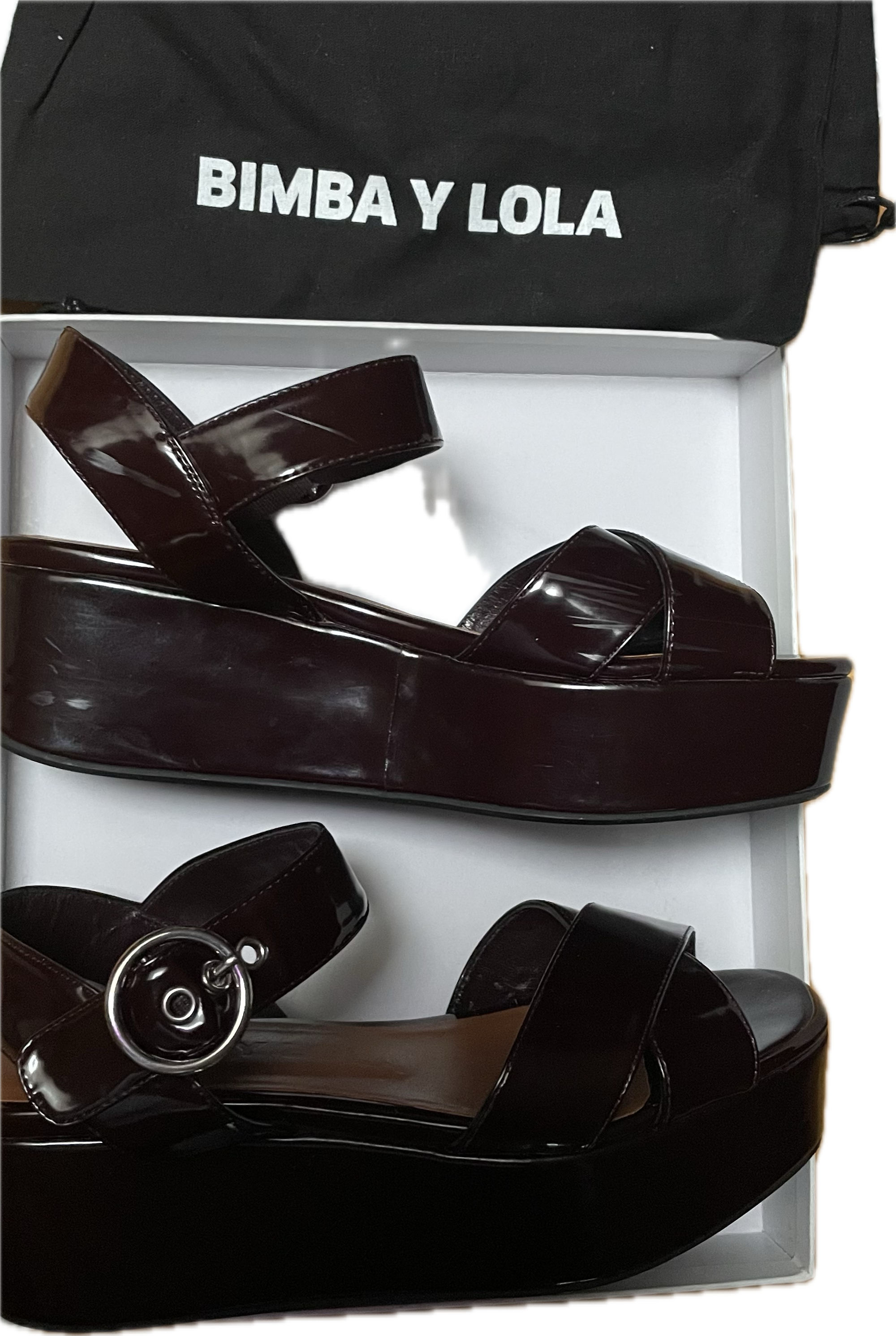 Sandalias Plataforma BIMBA Y LOLA (37) NUEVO 3