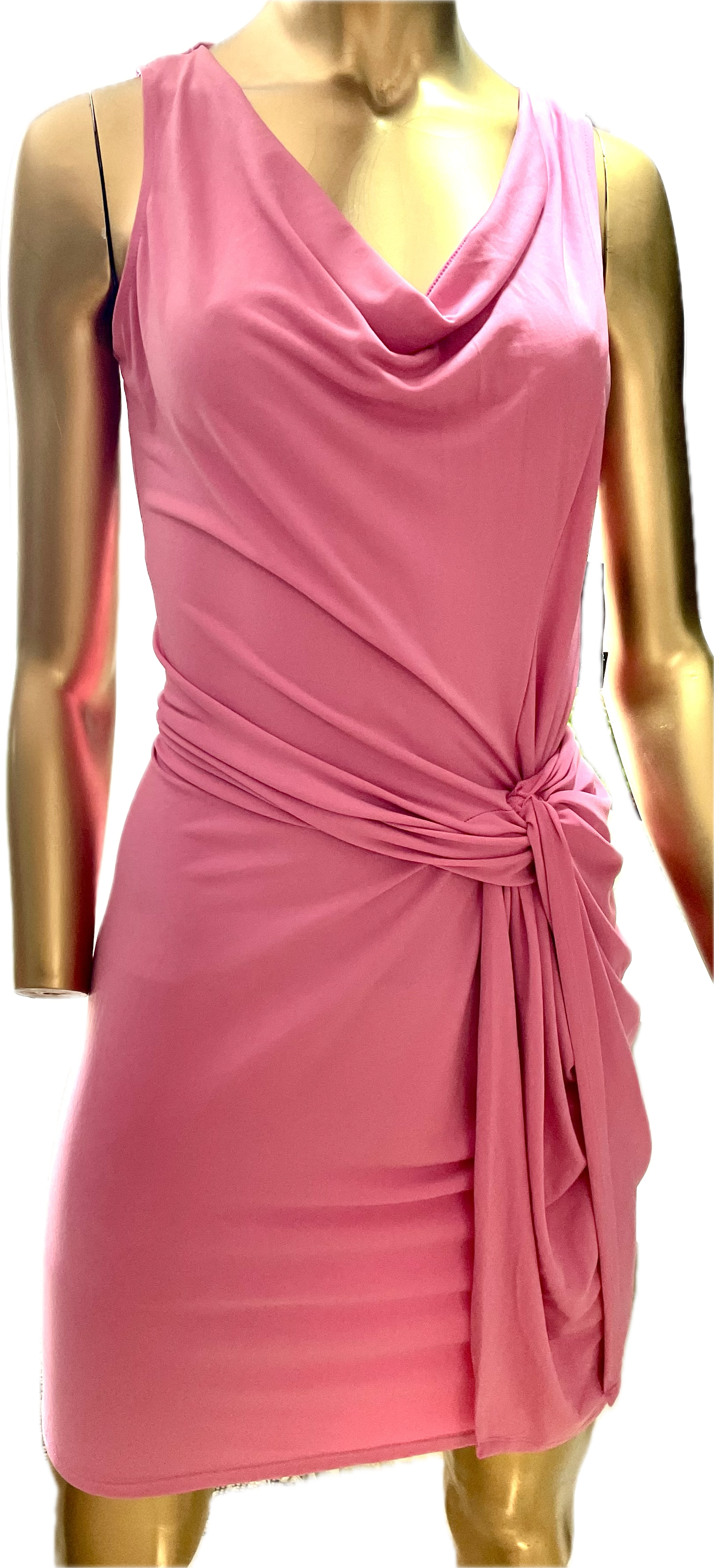 Vestido Wrap Around Hot Pink NEW YORK & COMPANY (M) NUEVO CON ETIQUETAS 3