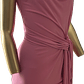 Vestido Wrap Around Hot Pink NEW YORK & COMPANY (M) NUEVO CON ETIQUETAS - Miniatura 5