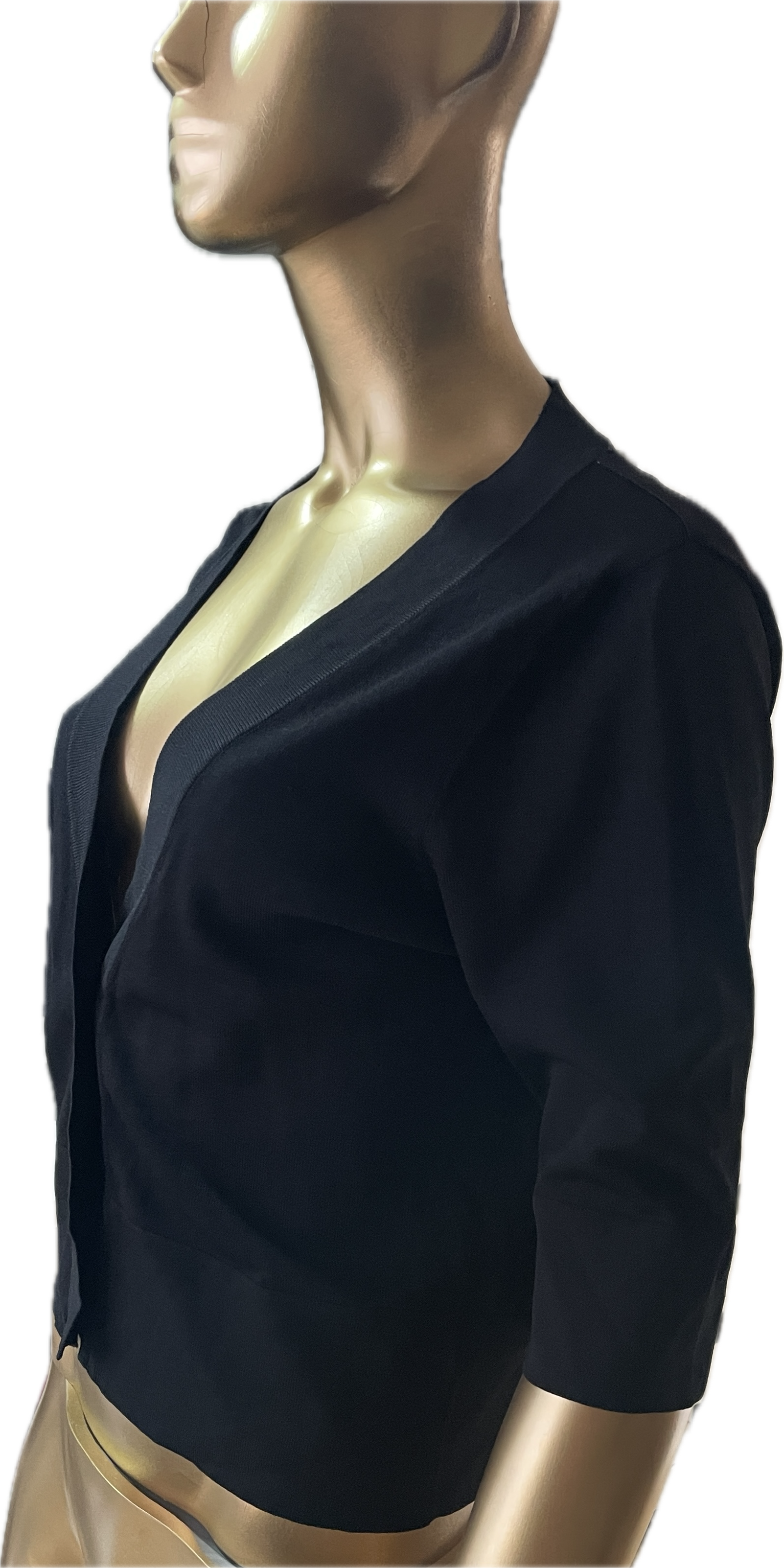 Tapado Cardigan Tejido Blend Seda WILLOW GLENN NEW YORK (M) COMO NUEVO 3