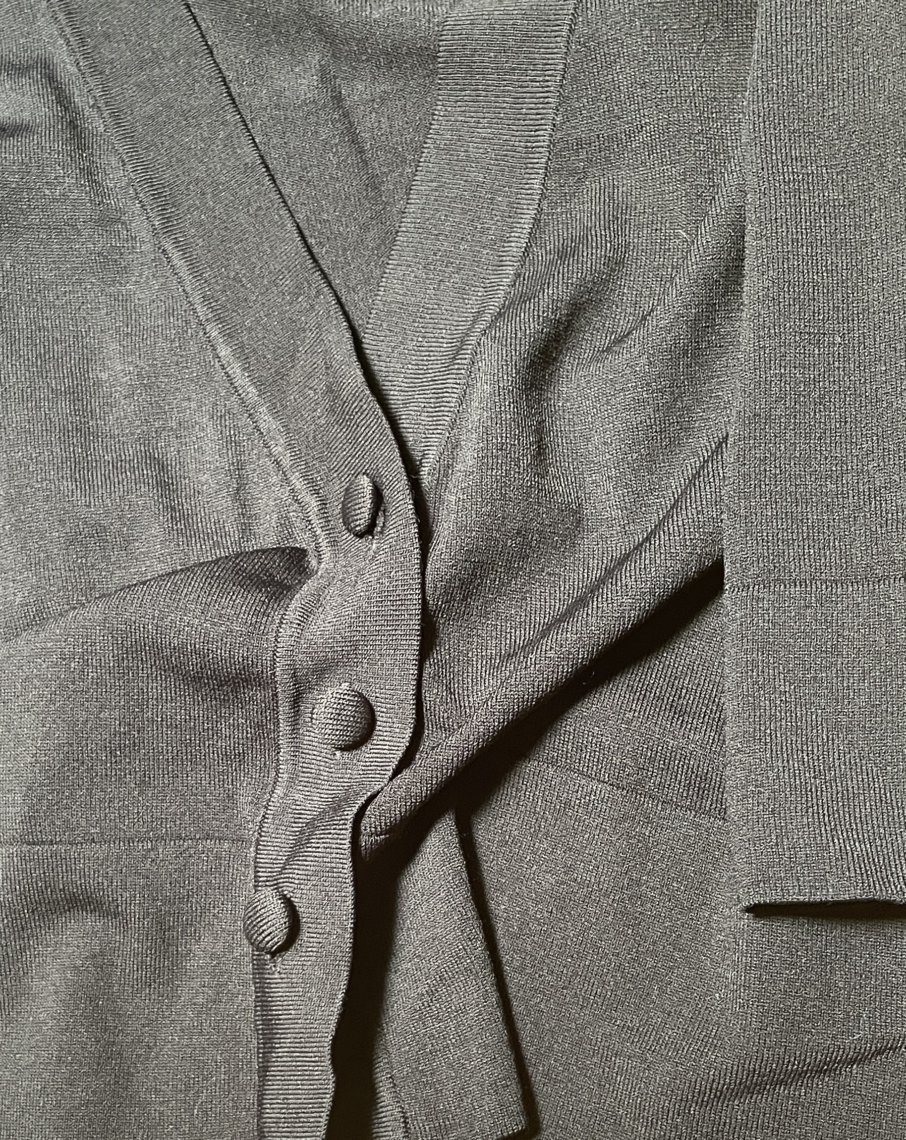 Tapado Cardigan Tejido Blend Seda WILLOW GLENN NEW YORK (M) COMO NUEVO 6