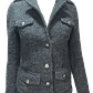 Cardigan Militar 70% Lana MARISOL MADE IN ITALY (XS)  - Miniatura 3