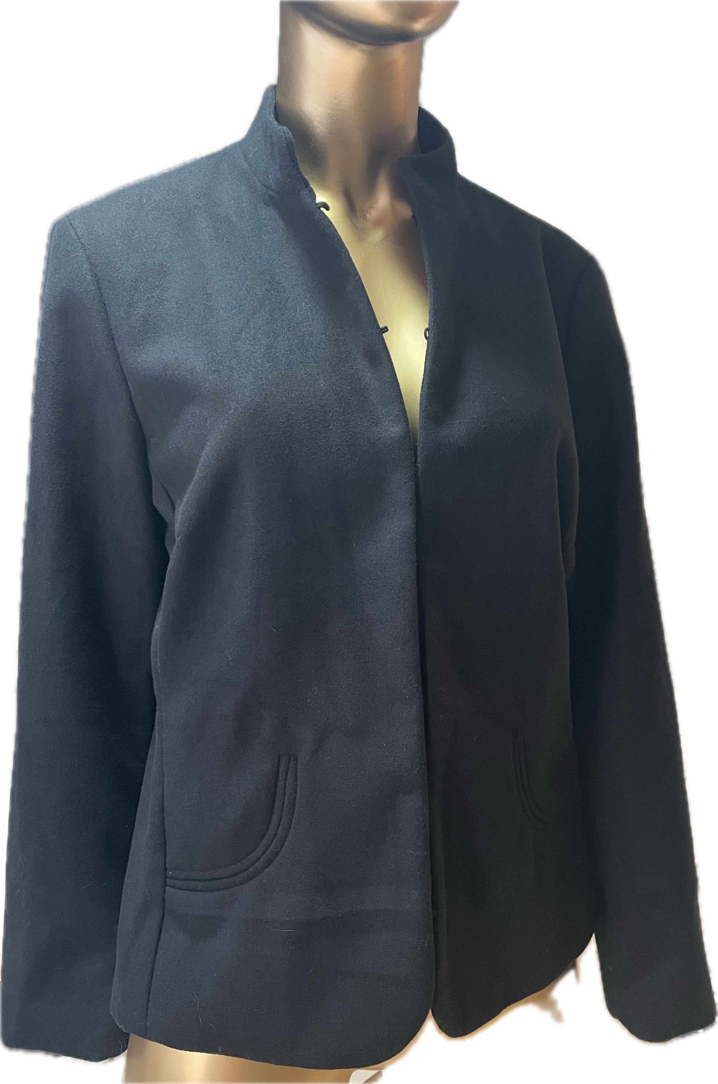 Chaqueta Cuello Mao Smooth Plush CHICO'S (XL) NUEVO CON ETIQUETAS  2