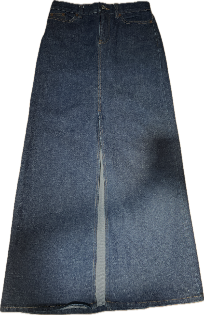 Falda Maxi Slit Delantero Denim GAP JEANS (S) NUEVO  4