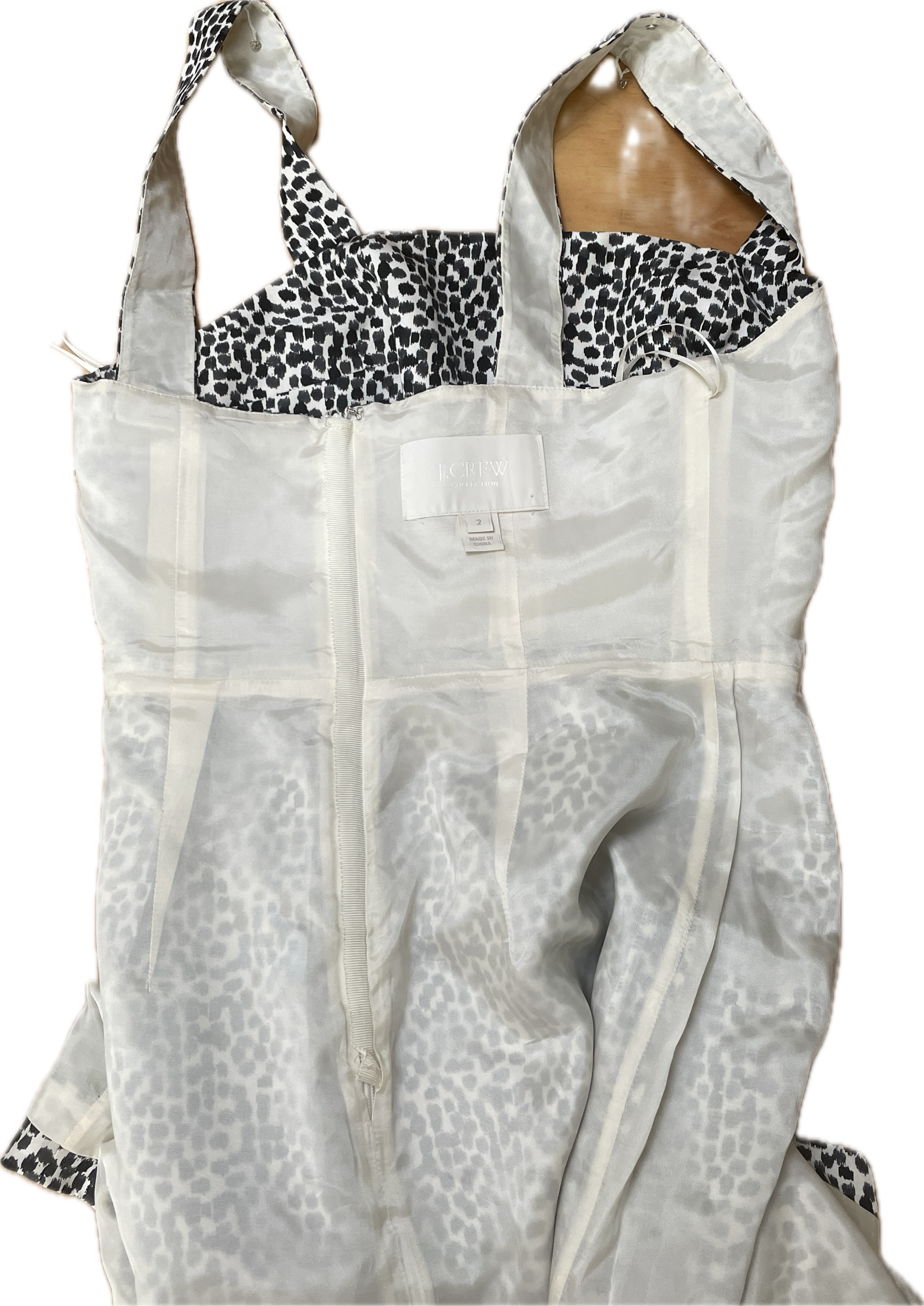 Vestido Pinafore 100% Seda J.CREW COLLECTION (S) NUEVO 6