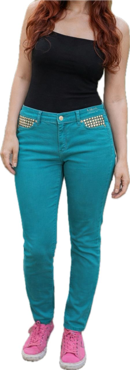 Pantalón Jeans Gold Studs MICHAEL KORS (US8- M) 1