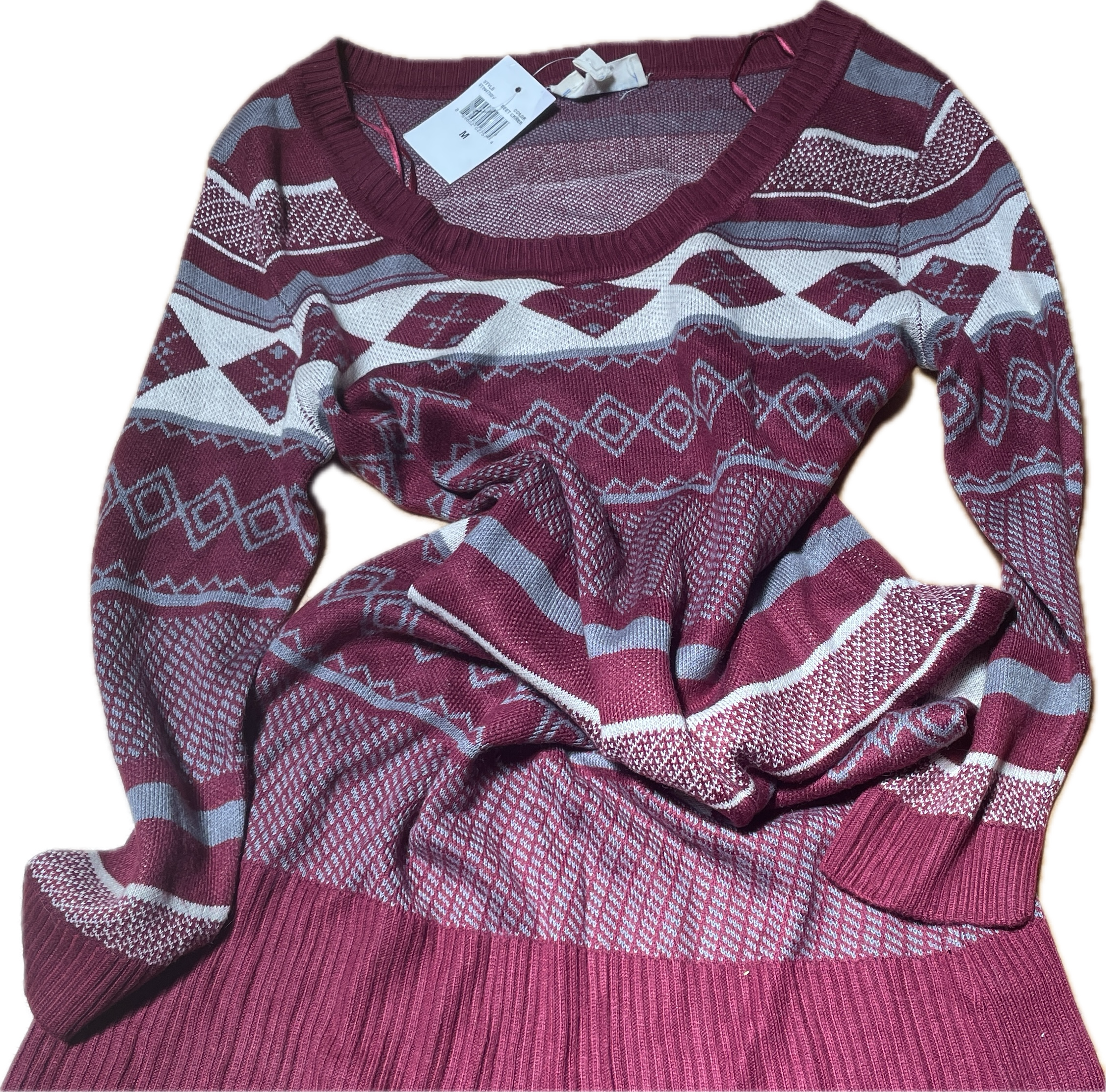 Vestido Tejido Beetroot FRESHMAN FOREVER (XS) NUEVO ETIQUETAS 5