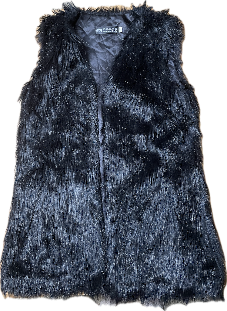 Tapado Chaqueta Sin Mangas Faux Fur BOY & GIRL (XL) NUEVO 2