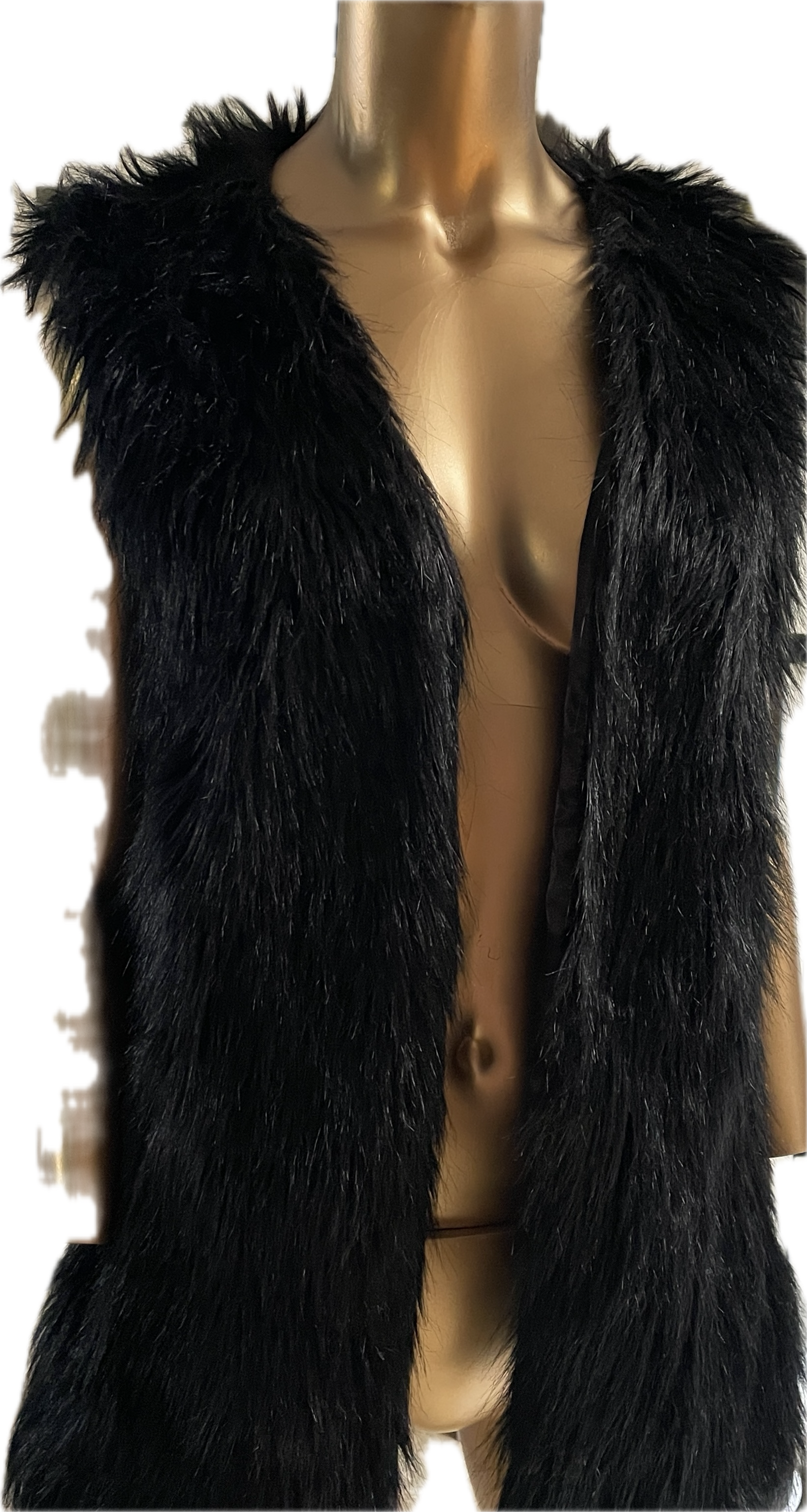 Tapado Chaqueta Sin Mangas Faux Fur BOY & GIRL (XL) NUEVO 5