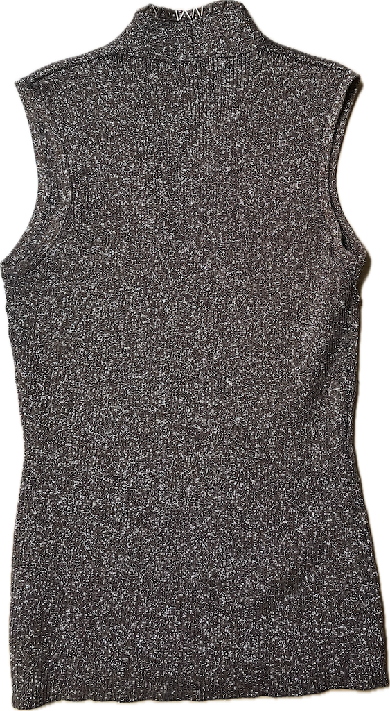 Top Tejido MostacillasBrillos Metalizados CACHÉ (S-M) NUEVO 5