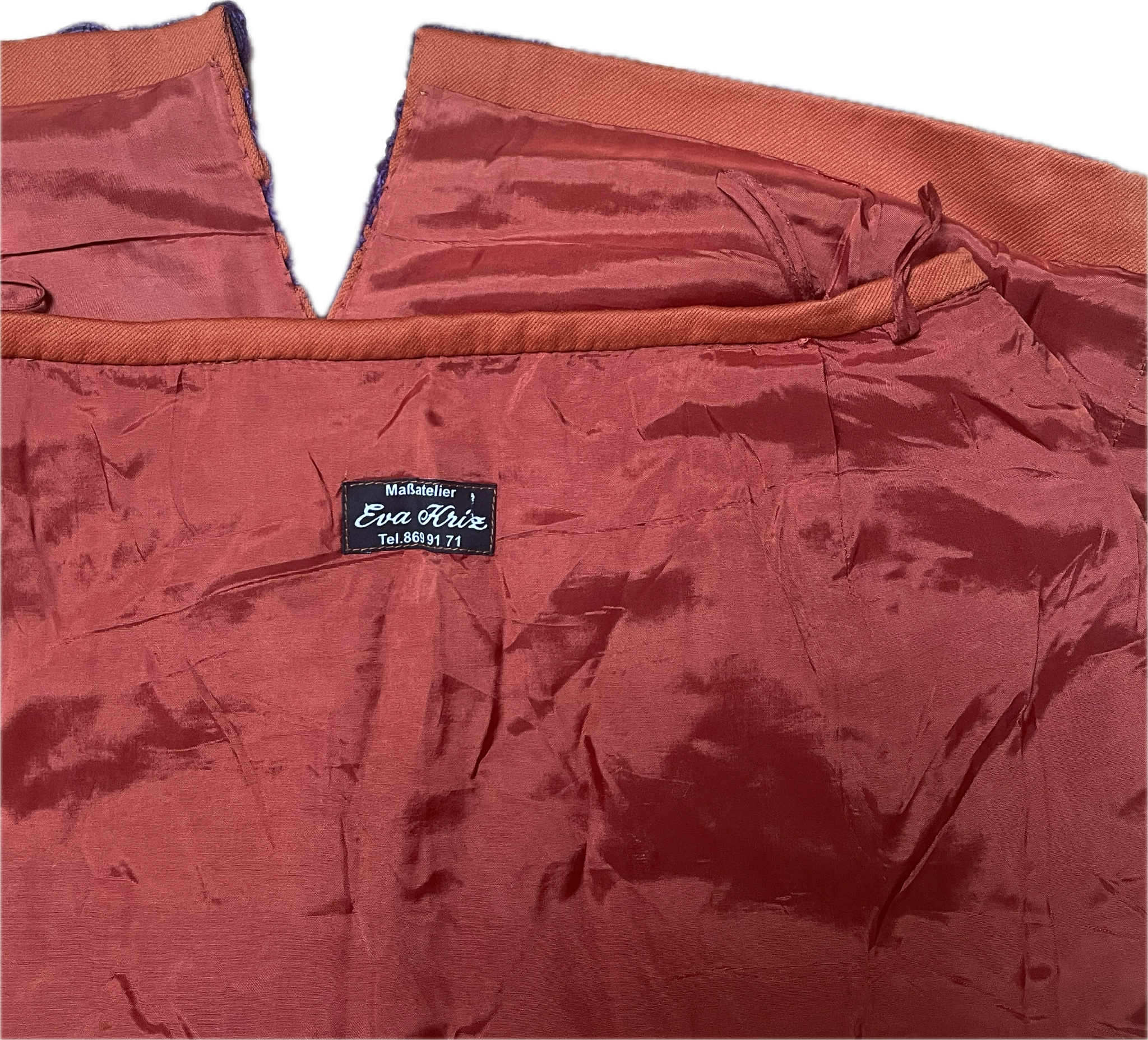 Falda Diseño Encaje Lana Seethrough ATELLIER EVA KRIZ (M) COMO NUEVO 3