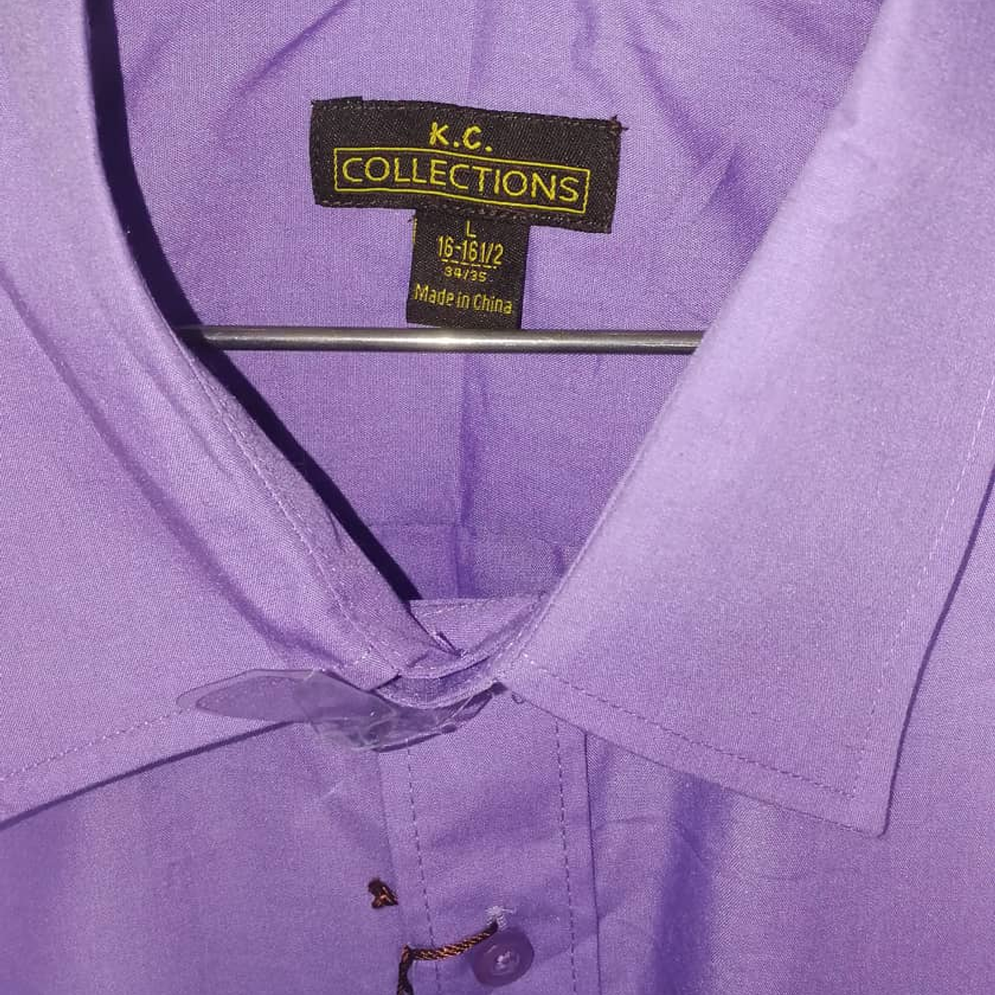 Camisa Hombre 100% Algodón K.C COLLECTION (L) NUEVO ETIQUETAS 1