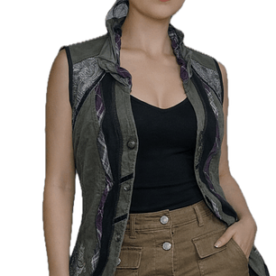 Gillet Diseño Brillos BIBA BY ESCADA (L) COMO NUEVO