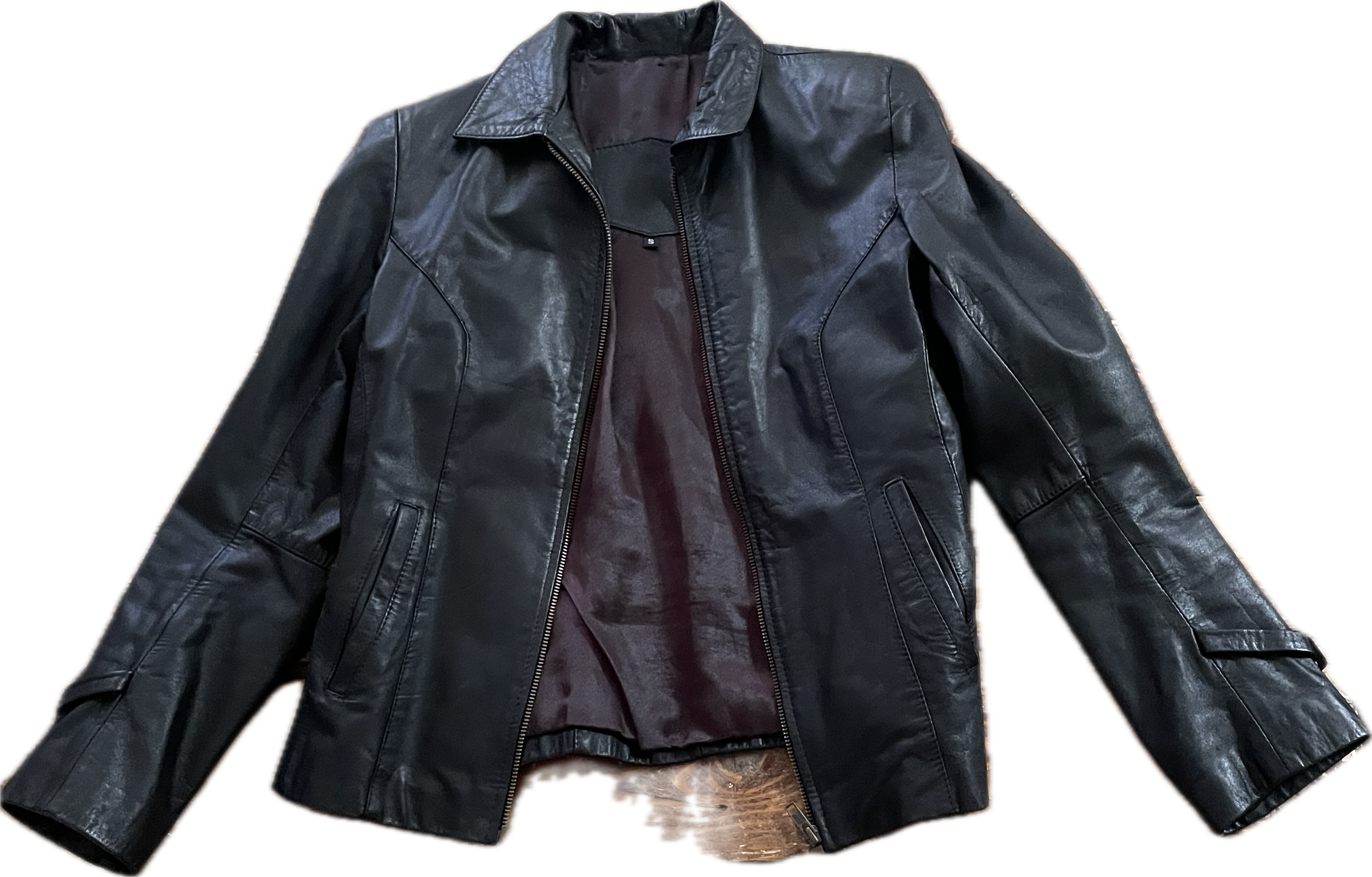 Chaqueta 100% Cuero Oveja Bomber Fitted (S) COMO NUEVO 6