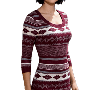 Vestido Tejido Beetroot FRESHMAN FOREVER (XS) NUEVO ETIQUETAS