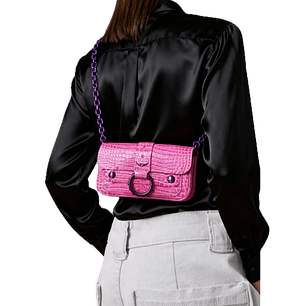 Zadig & Voltaire X Kate Moss Limited Edition Croc-Embossed Leather Nuevo